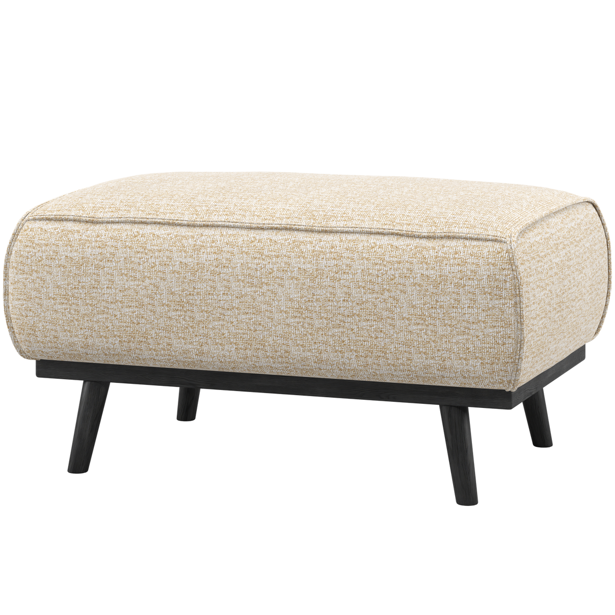WOOOD hocker Statement - Polyester - Beige Melange - 40x80x55