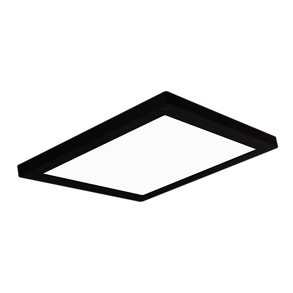 Panneau lumineux Nakaya LED intégrée blanc neutre IP44 1900lm 18W L.30x l.30 x H.1,9 cm noir GoodHome