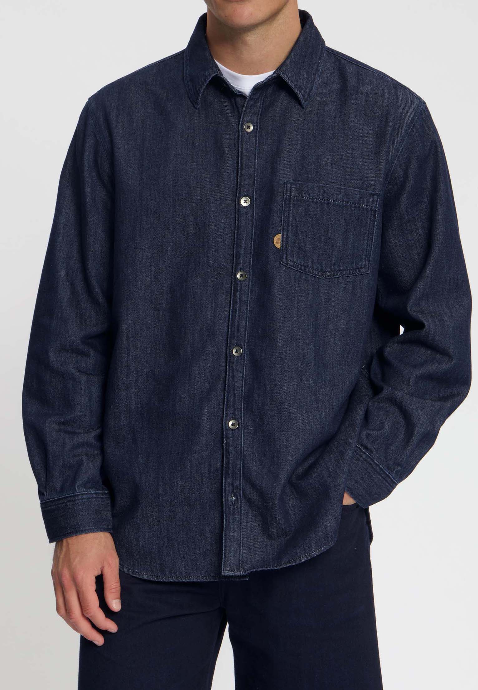 Chris Denim Shirt - Medium Stone - 26