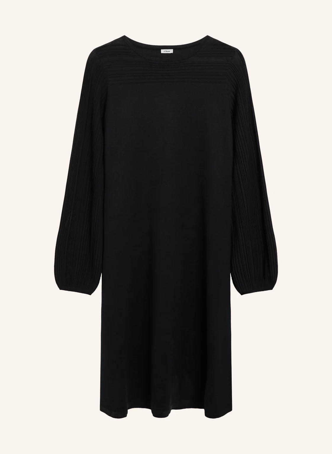s.Oliver BLACK LABEL Strickkleid im Materialmix