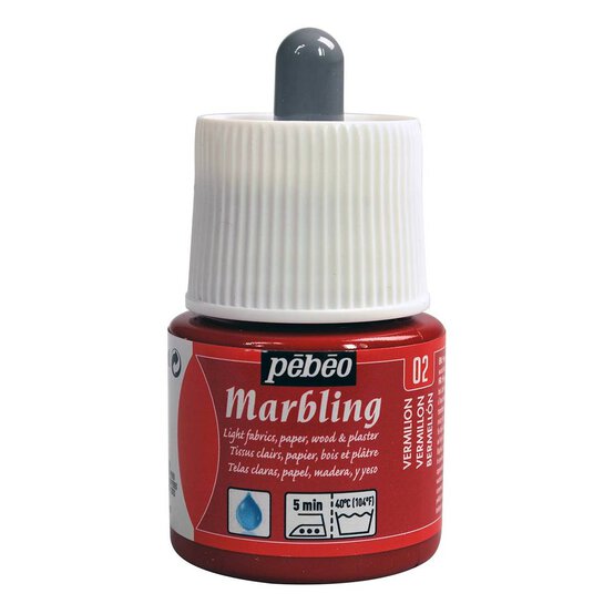 Pebeo Vermillion Marbling Ink 45ml