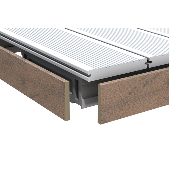 Blende »Dream Deck «, 10x80x2000 mm, mandel
