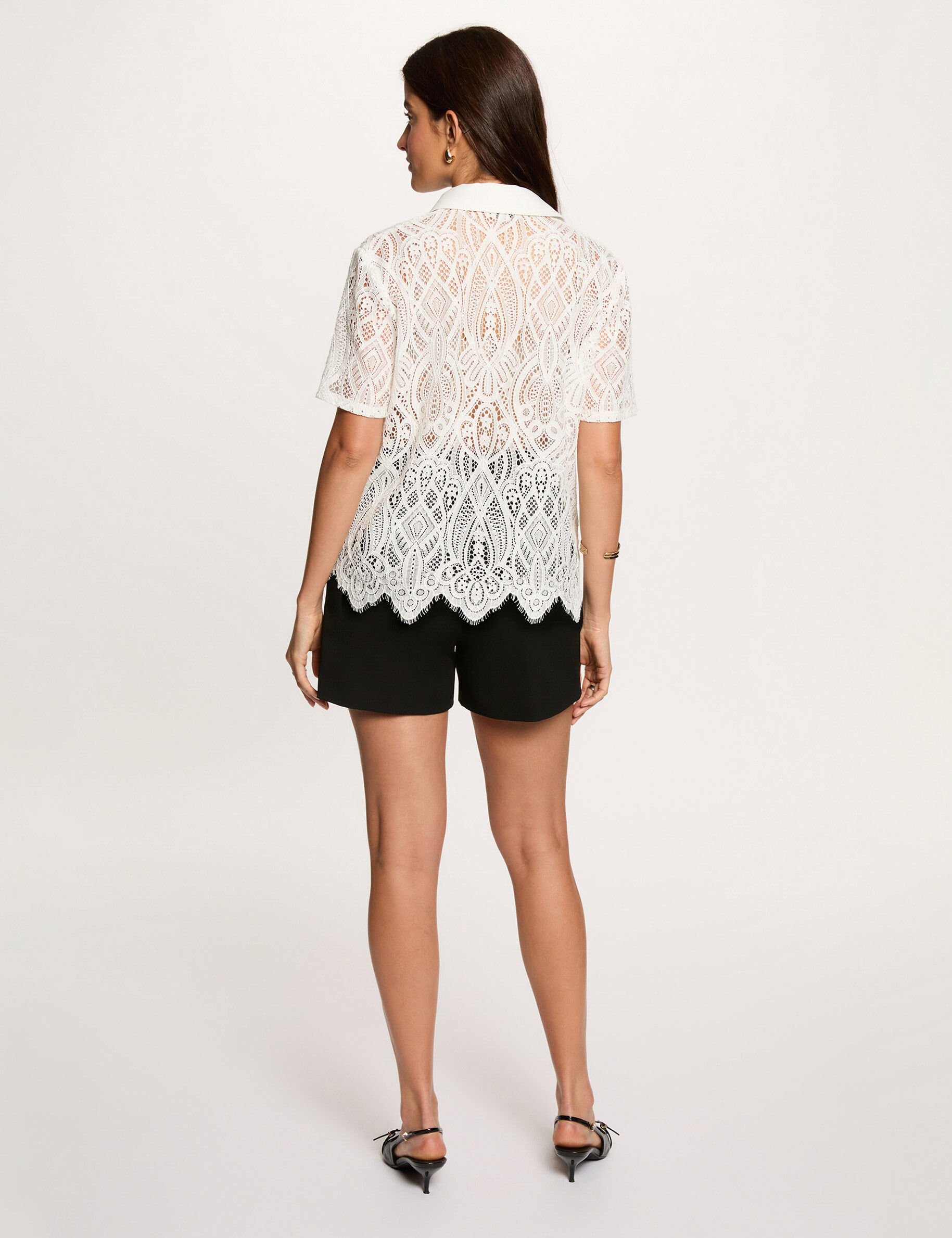 High-Waisted Shorts Black Women