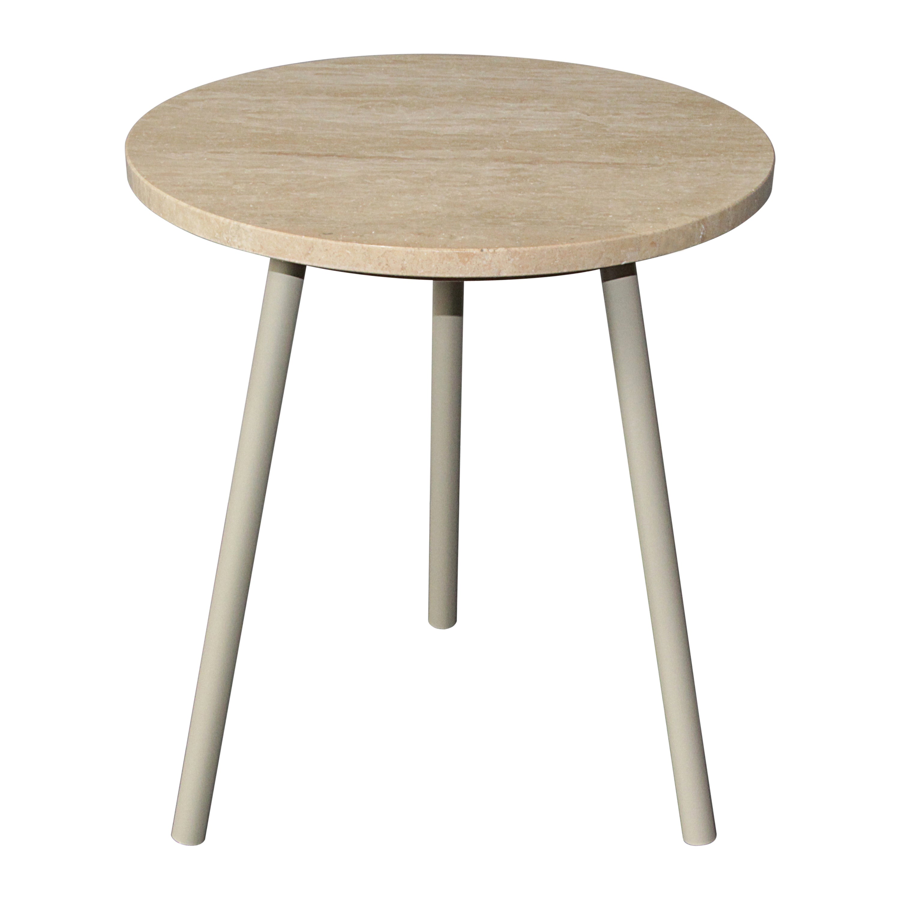 by fonQ Vein Bijzettafel H 45 x Ø 40 cm - Naturel