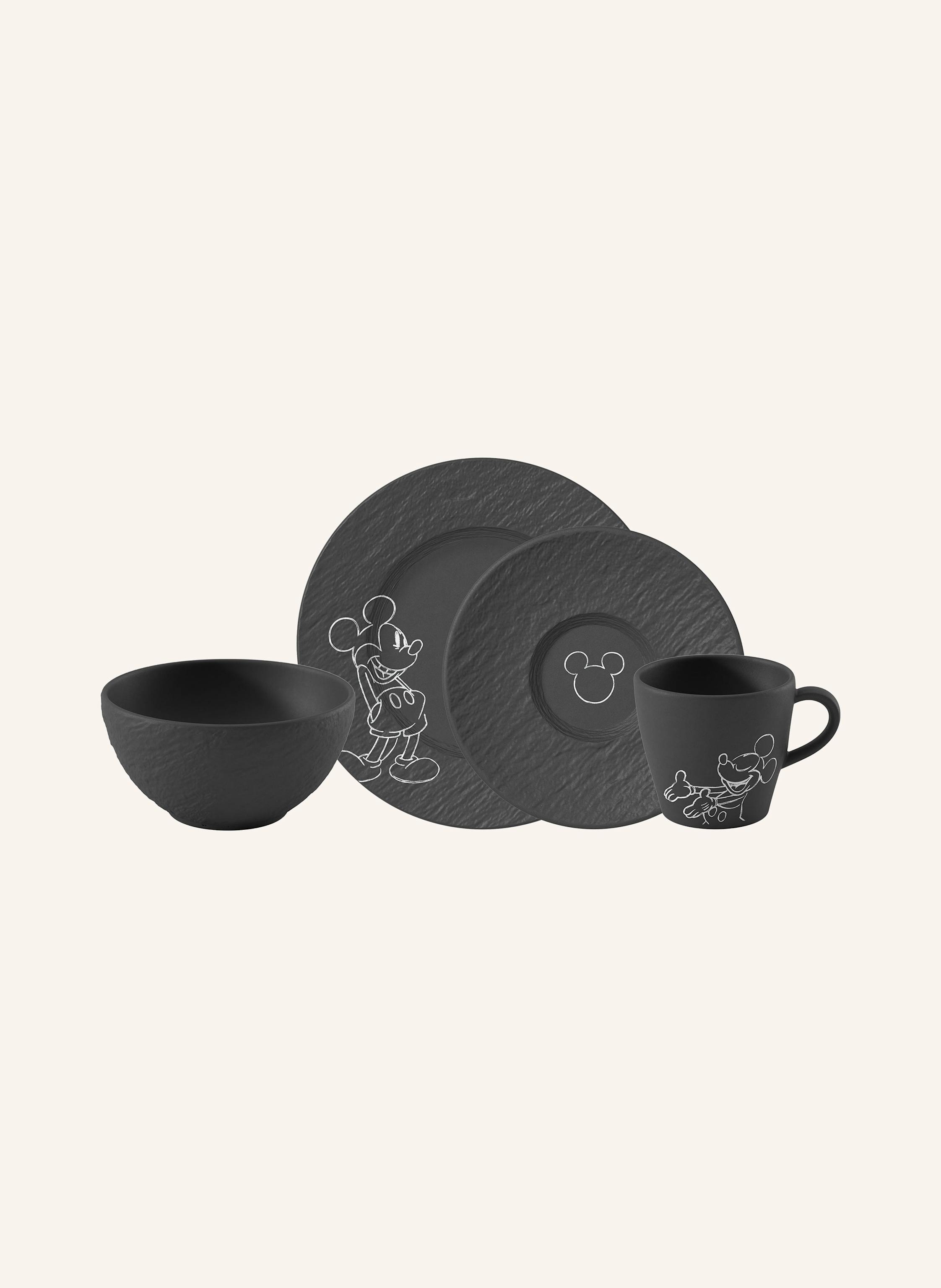 Villeroy & Boch Frühstücks-Set, 4-teilig MANUFACTURE ROCK - MICKEY MOUSE