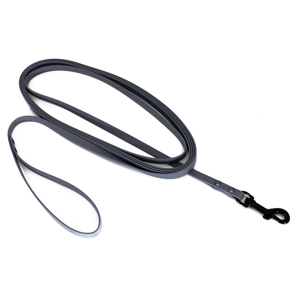 Home search leash BioThane, grey