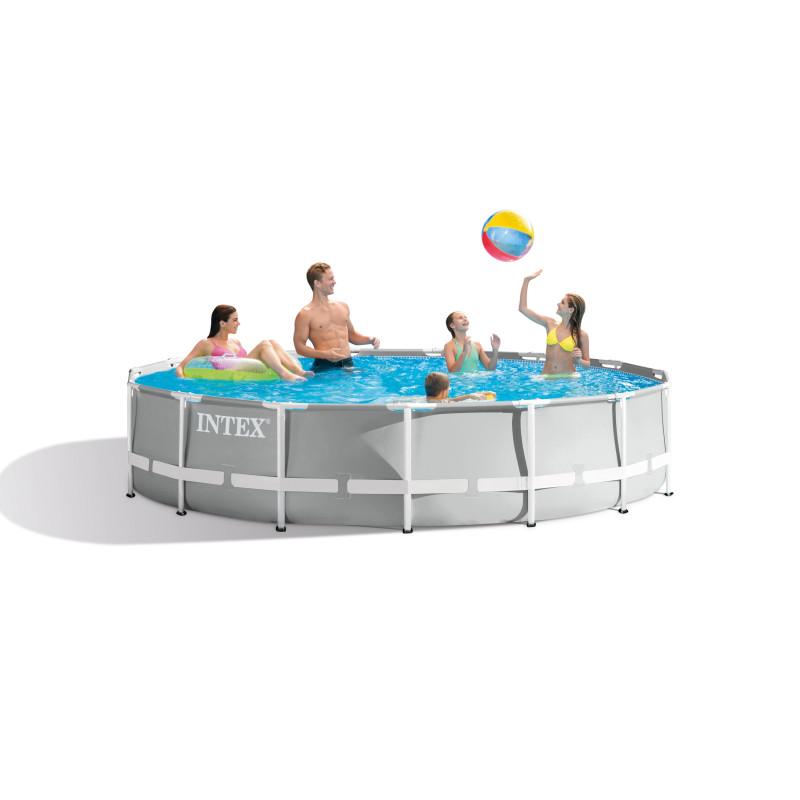 Piscine Frame tubulaire avec épurateur à cartouche Ø 4,57 x 1,07 m INTEX