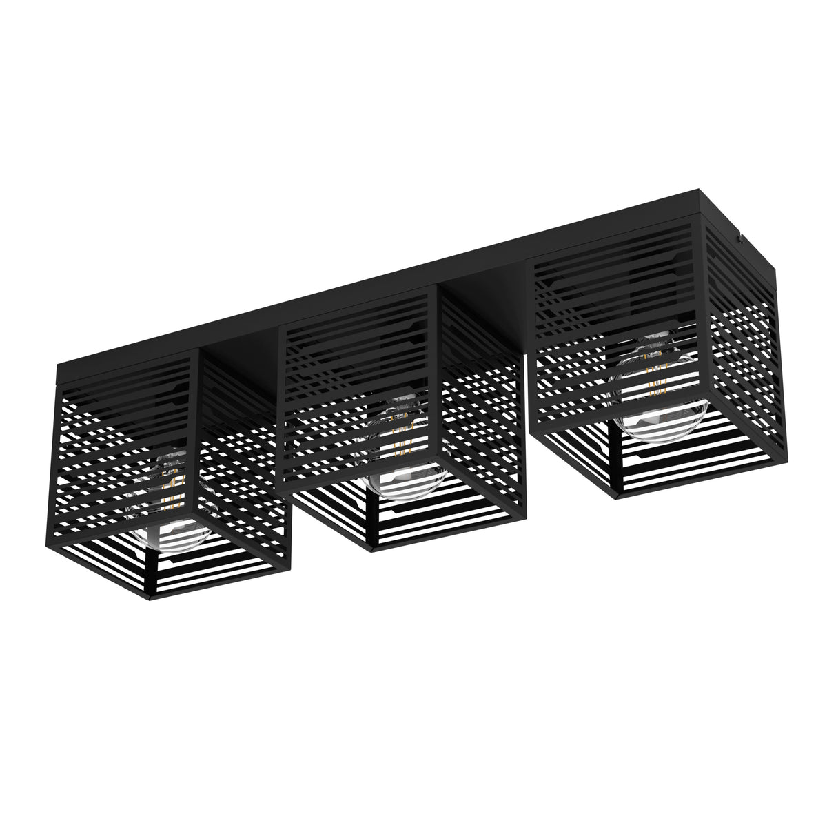 EGLO plafondlamp Piedritas - e27 - 73 cm - zwart