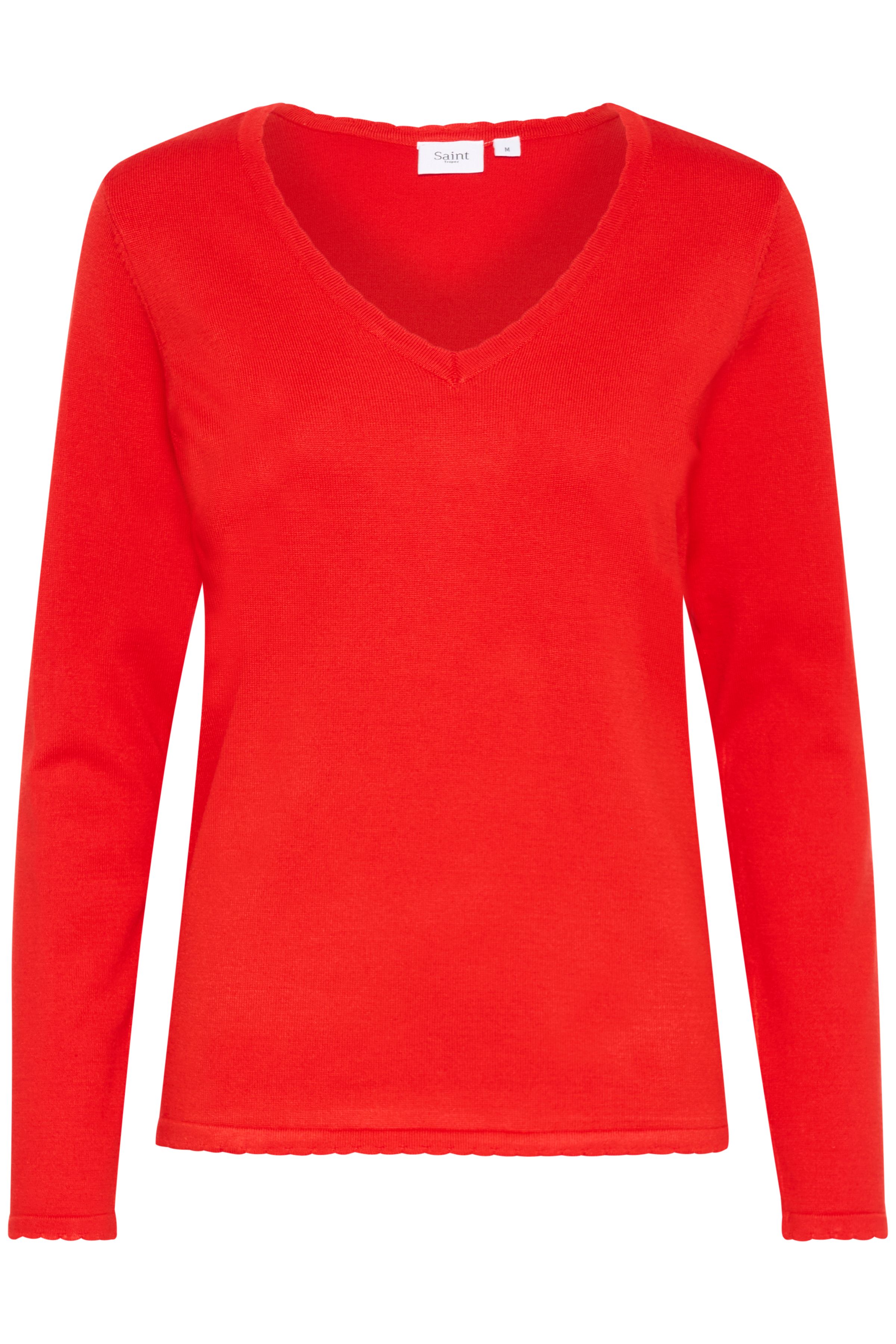 Saint Tropez MilaSZ Long Sleeve V-Neck Top