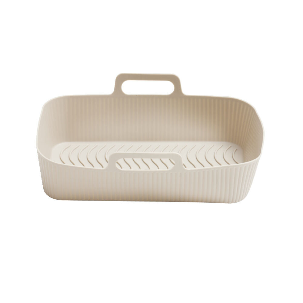 Moule en silicone noir pour friteuse sans huile et à air 20x12xH7cm