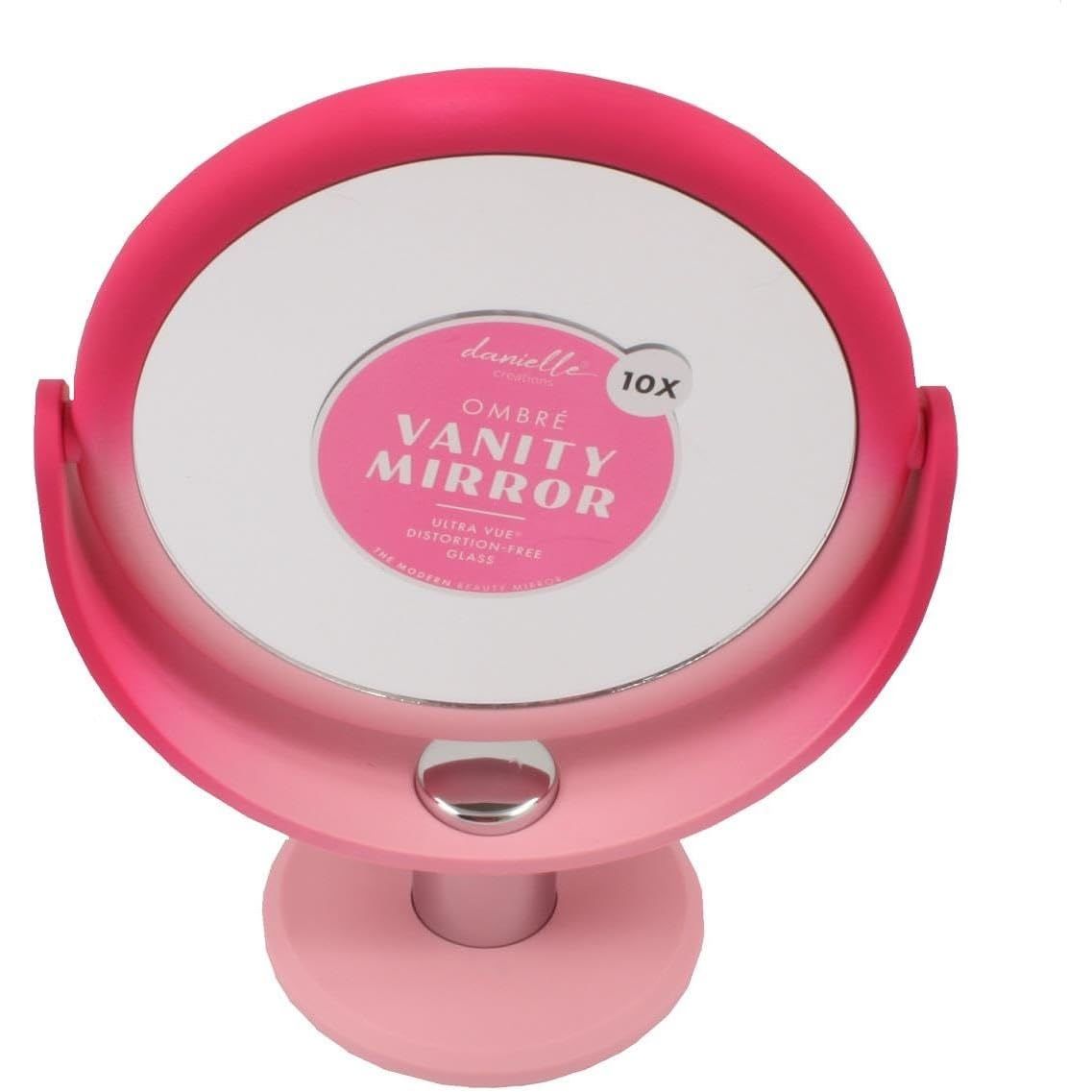 Danielle Creations Soft Touch Pink Ombre Standing Vanity Mirror