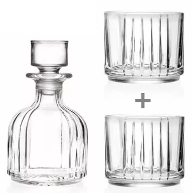 Kpl. do whisky 0,36 L (2szt)   karafka 0,34 L (1szt) RCR - Combo 4SB.COM.255350