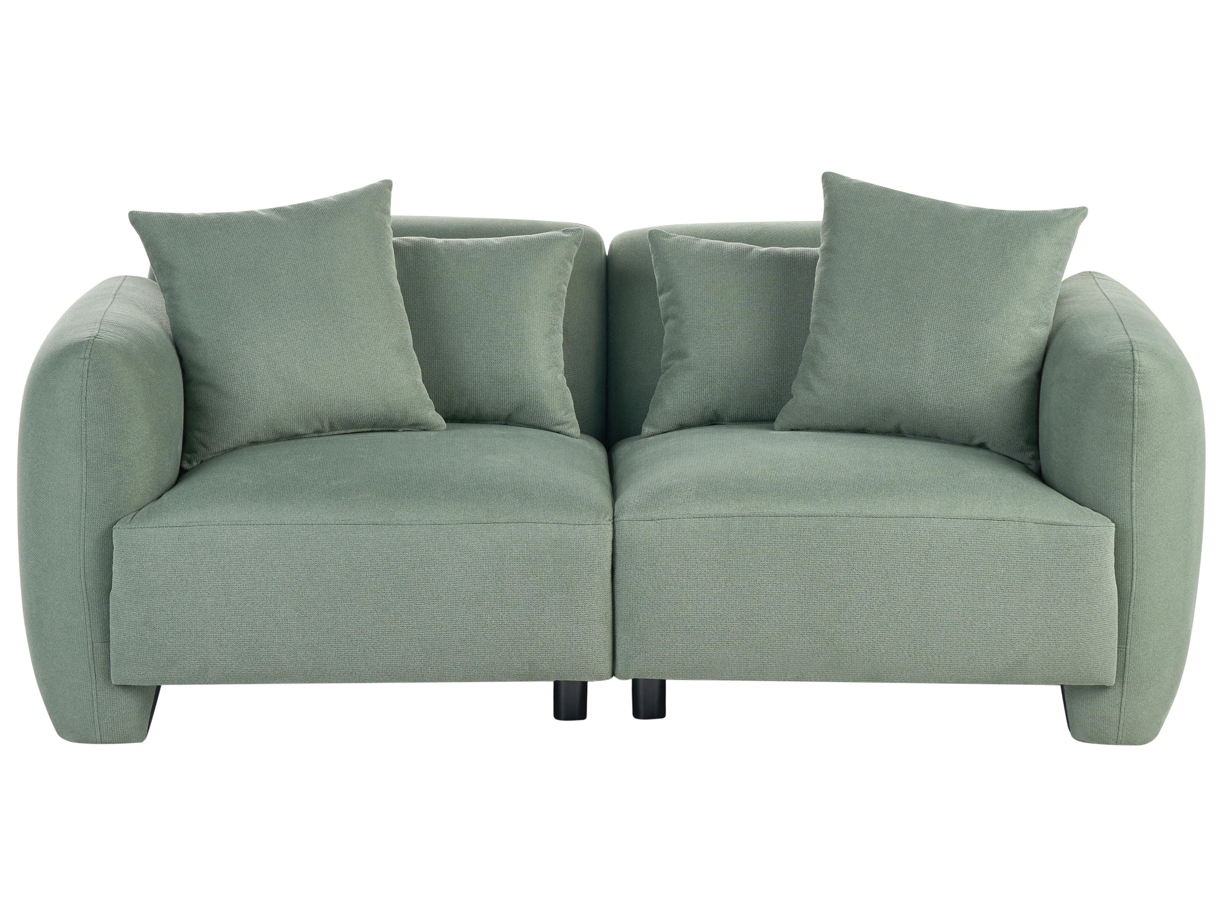Sofa 3 Seater EKENES Fabric Light Green