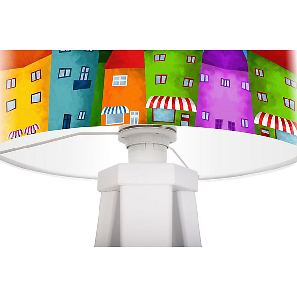 Lampe de chevet kids foto-069 30 x 30 x 45 cm Blanc