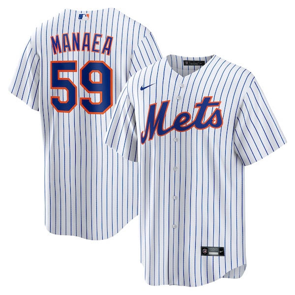Sean Manaea New York Mets Nike Home Replica Jersey - White