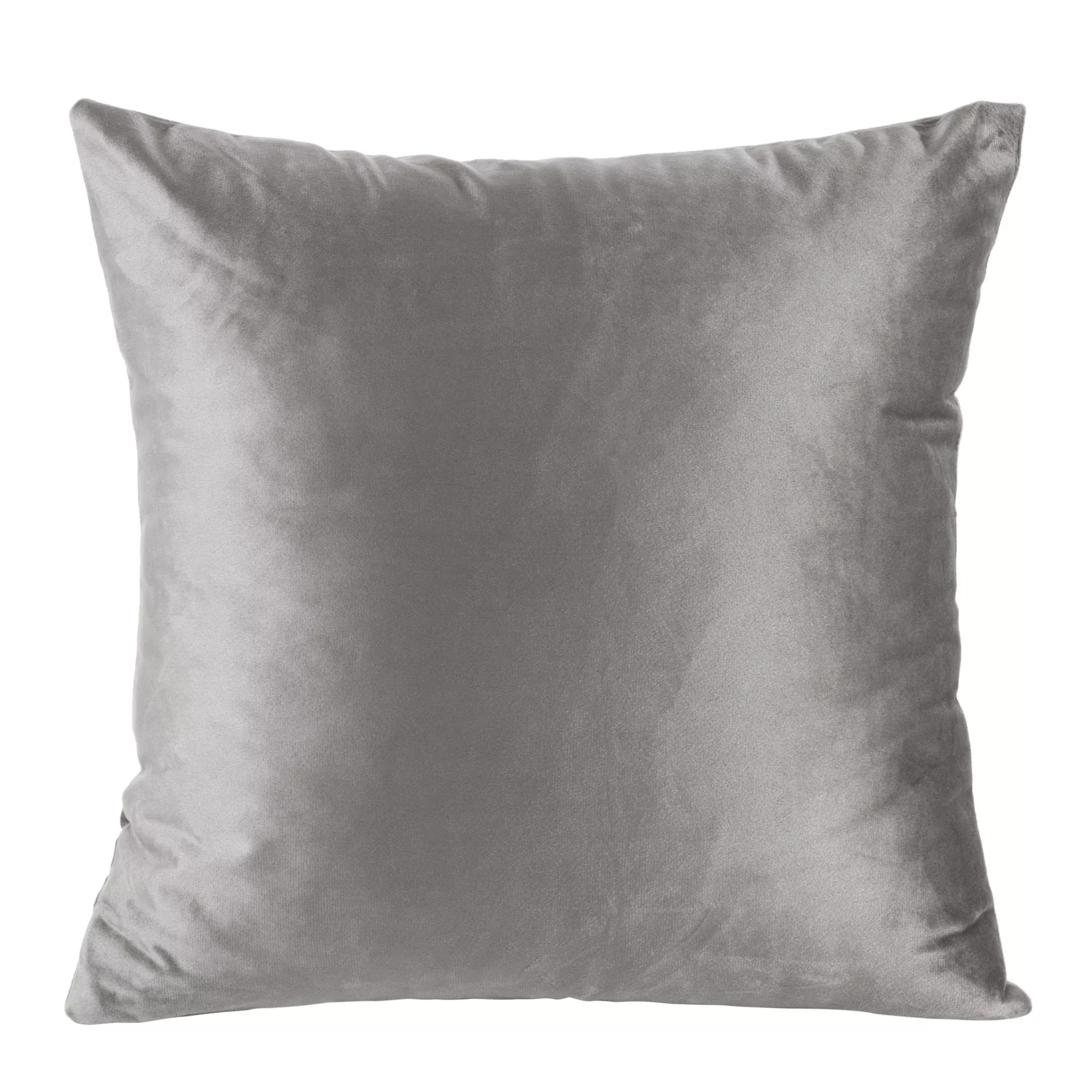 Poszewka na poduszkę 40x40 cm welwetowa kolor stalowy ROSSA DESIGN 91