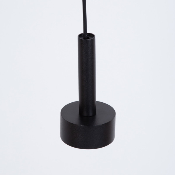 Lampa wisząca czarna STAMP 1xGX53x12W wym: 130x8x8 cm Sigma Lighting
