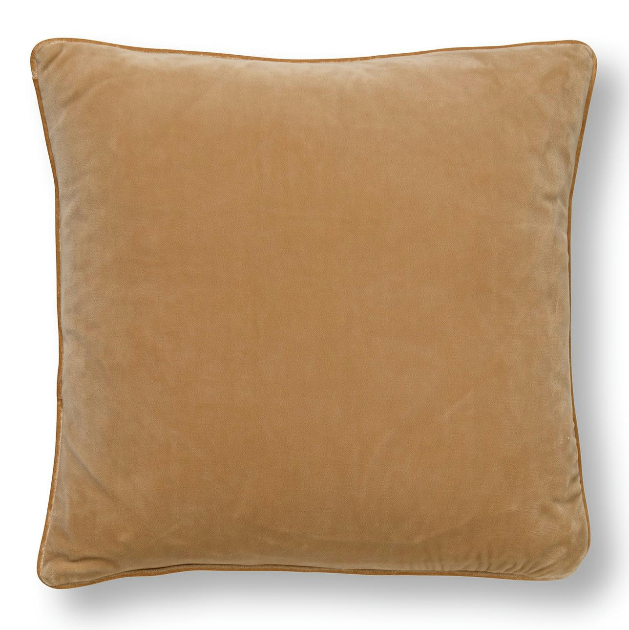 PALMER - Housse de coussin beige doux-45x45 cm avec motif fleuri