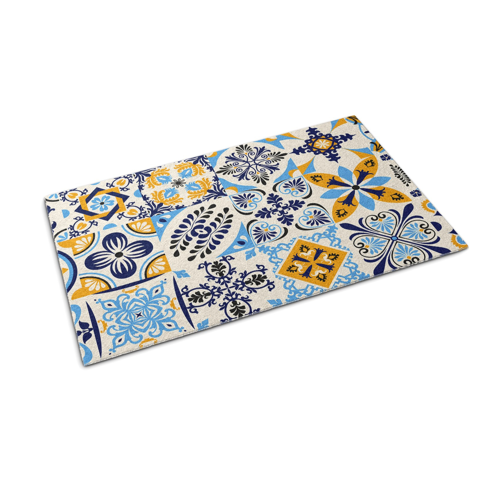 Wycieraczka zewnętrzna 60x40 Azulejo ozdobna mata wejściowa Tulup