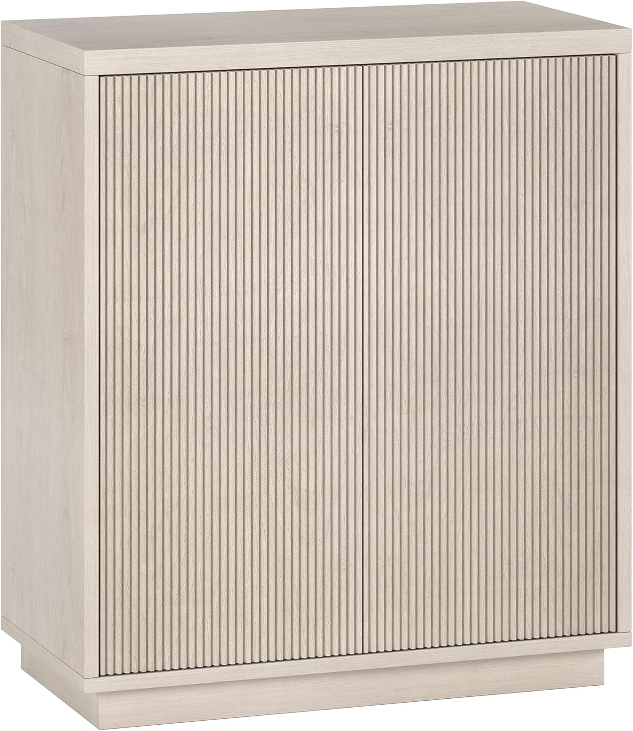 Henn&Hart Alston Accent Cabinet, 28 Wide, Alder White