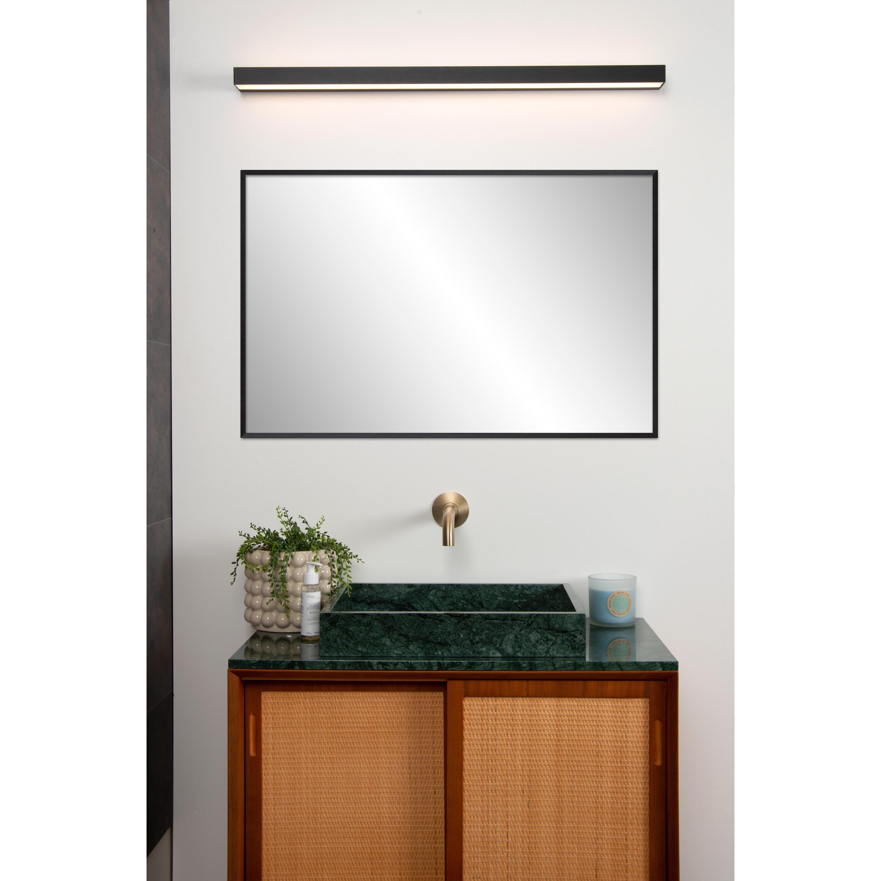 Alexa wandlamp LED badkamer large zwart