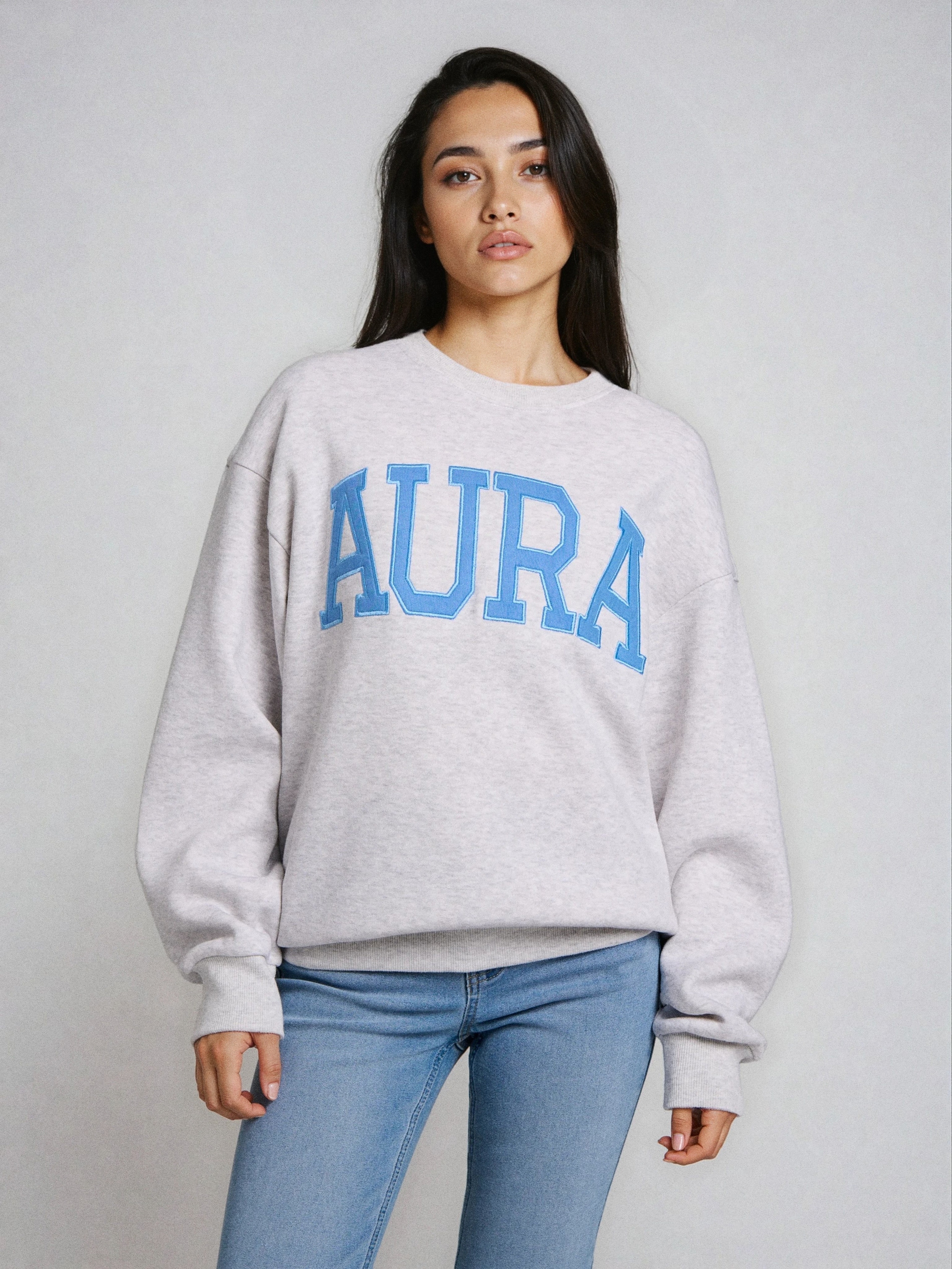 Bluza crewneck z nadrukiem