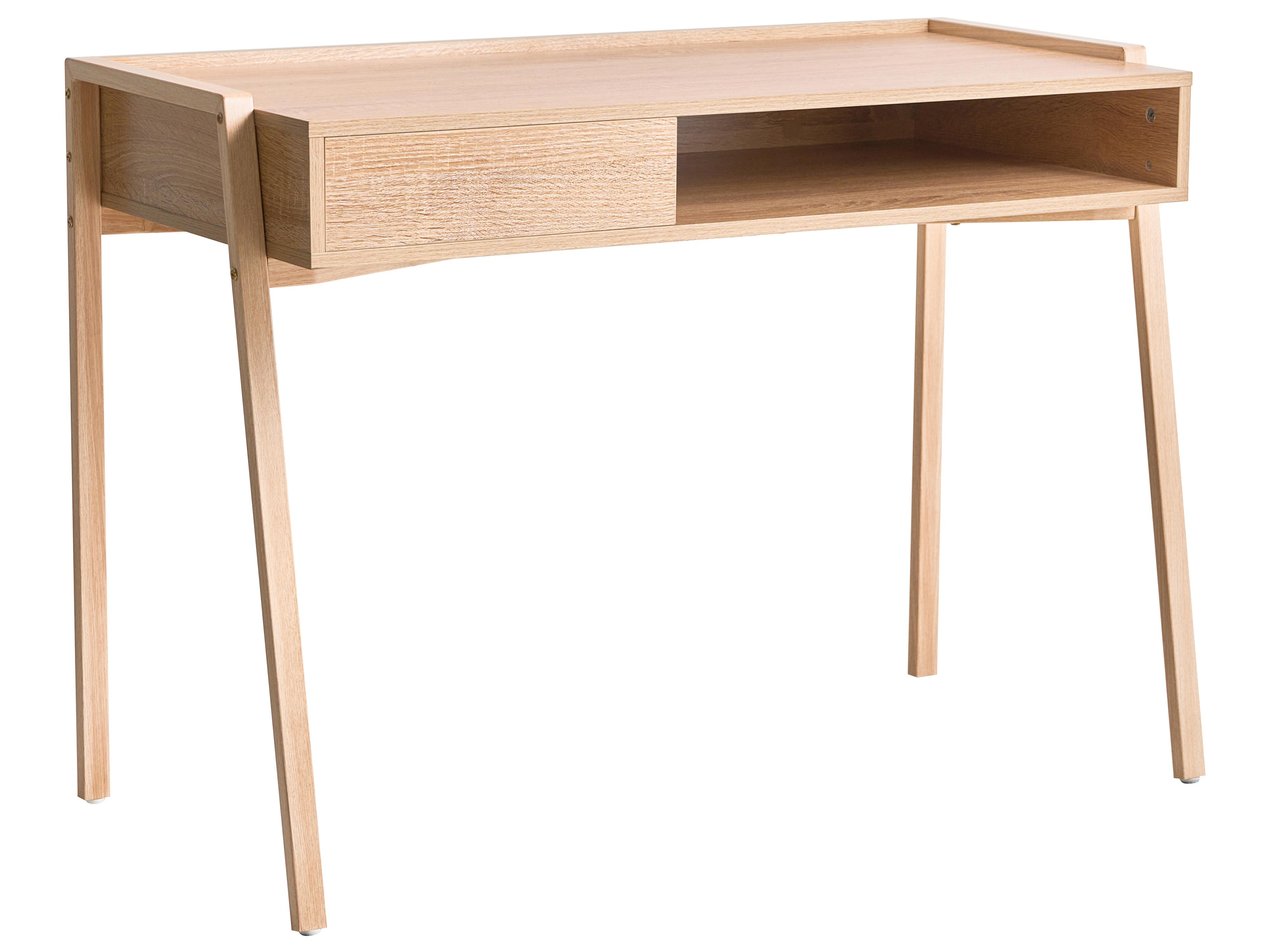 Home Office Desk KOFOTEN Light Brown 107 cm 48 cm