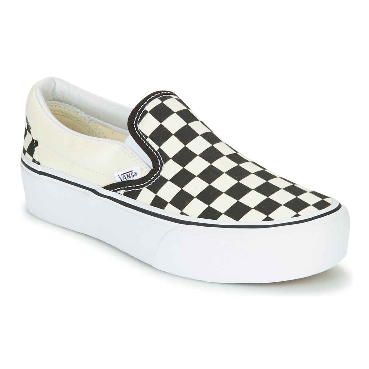 Vans - Classic Slip-On Platform - Black / White
