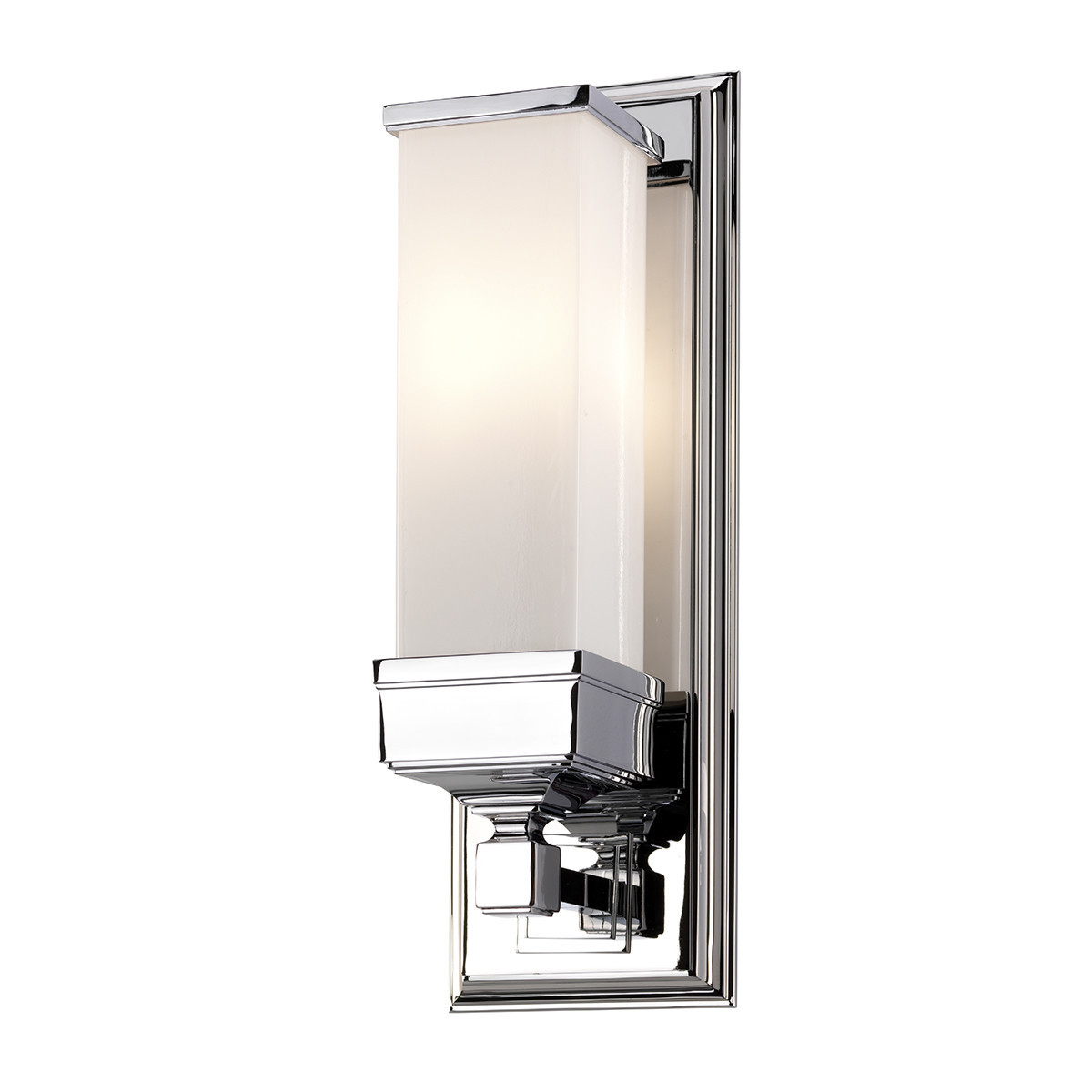 Kinkiet polerowany chrom Cambridge 1xG9x3W wym:36x12x11,2cm IP44 Elstead