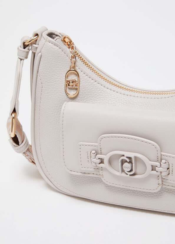 Borsa a tracolla piccola con logo