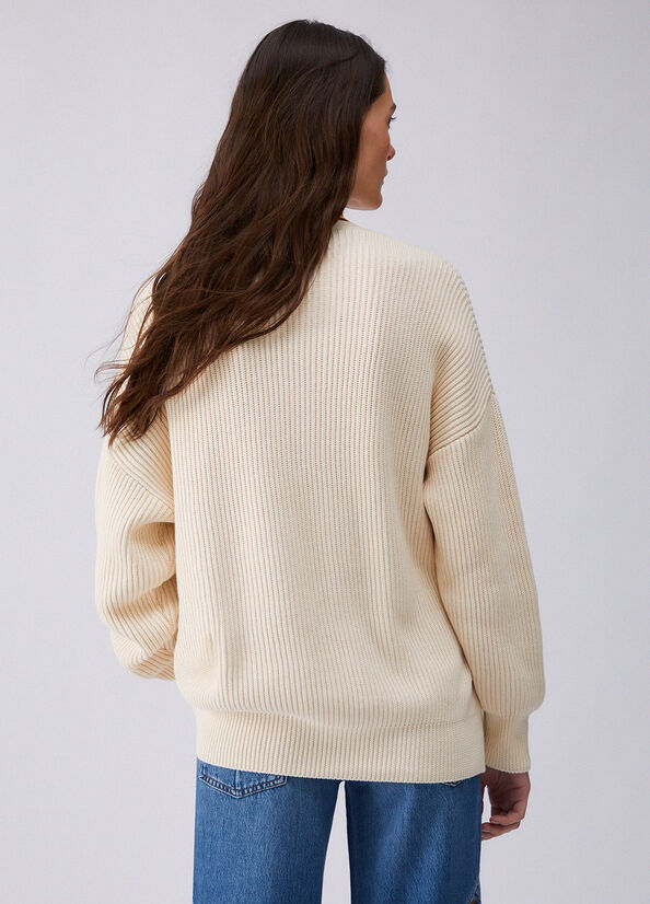 Cardigan con dettaglio gioiello