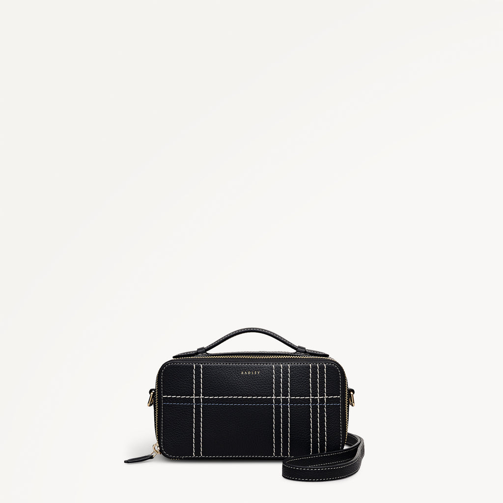Calvert Way - Check - Small Ziptop Cross Body