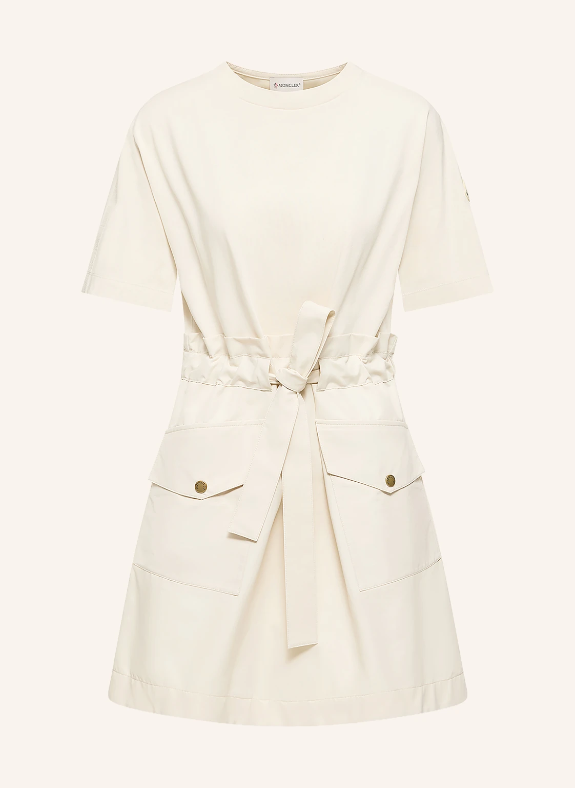MONCLER Kleid im Materialmix