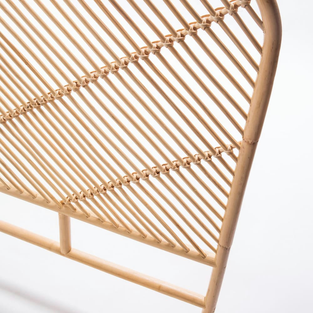 KAYAN - Tête de lit en rotin 148cm