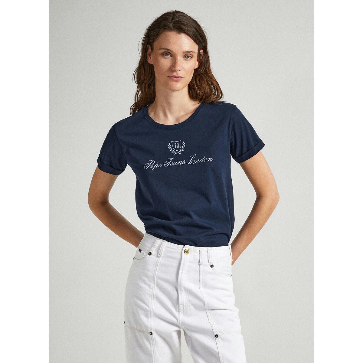 T-shirt manches courtes, motif devant