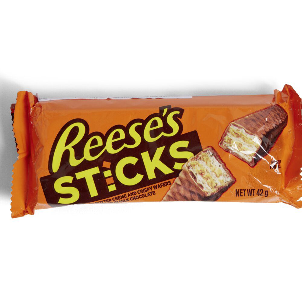 Barre chocolatée cacahuète Reese's Sticks gaufrette 42gr
