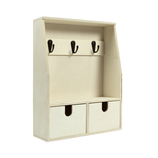 Wooden Key Cabinet 28.5cm x 12cm