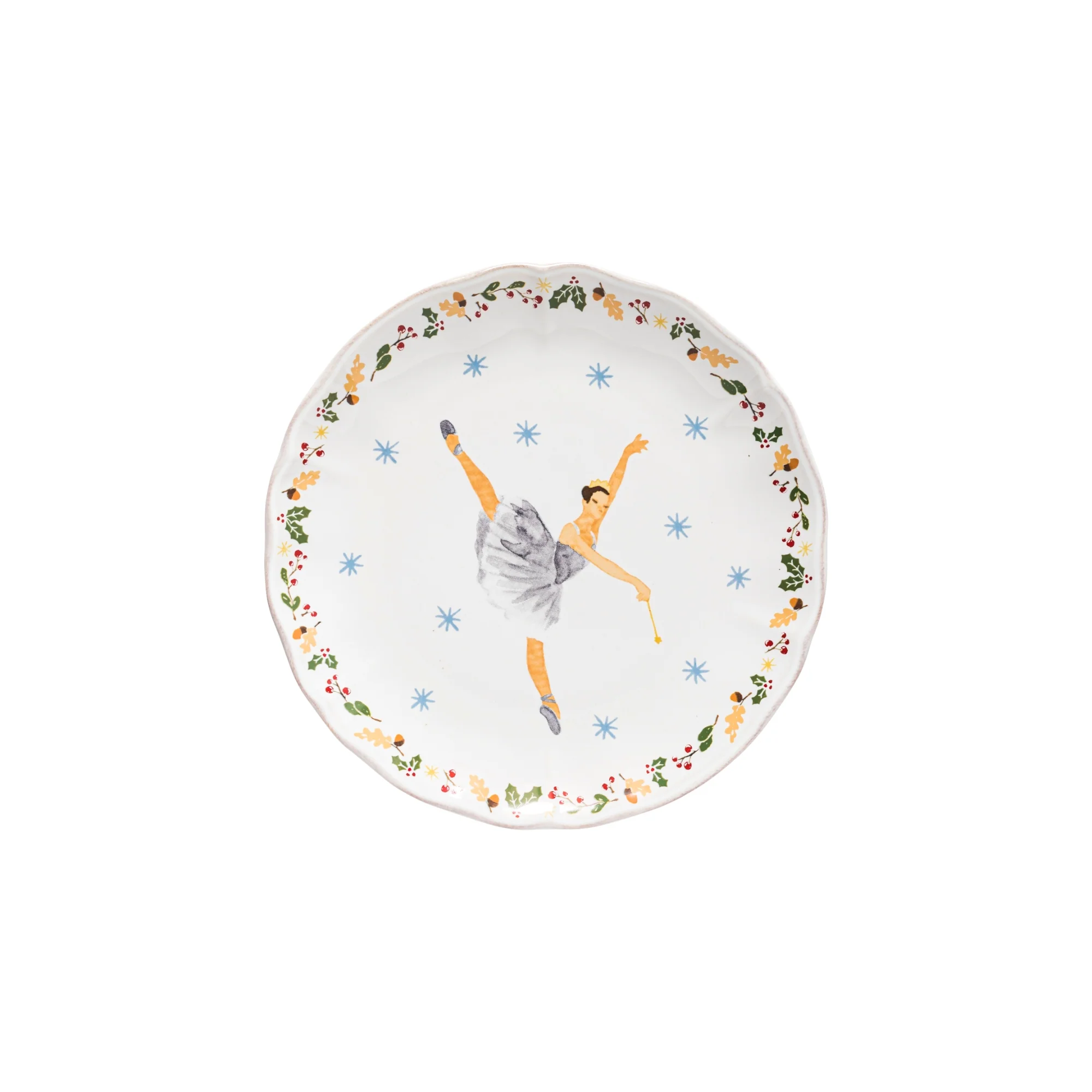 Salad/Dessert Plate Sugar Plum Fairy The Nutcracker, Casafina by COSTA NOVA