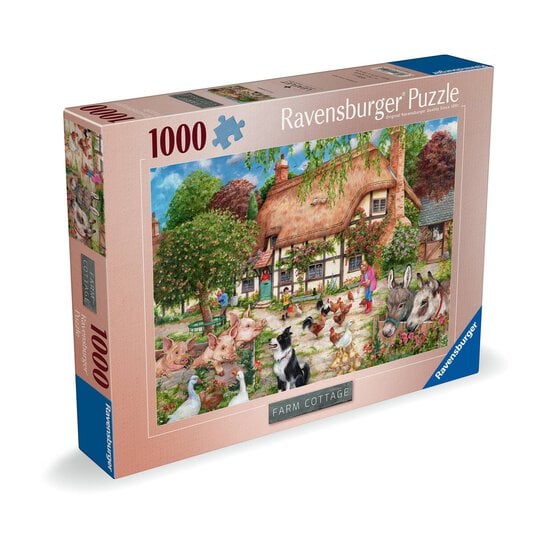 Ravensburger Farm Cottage Jigsaw Puzzle 1000 Pieces