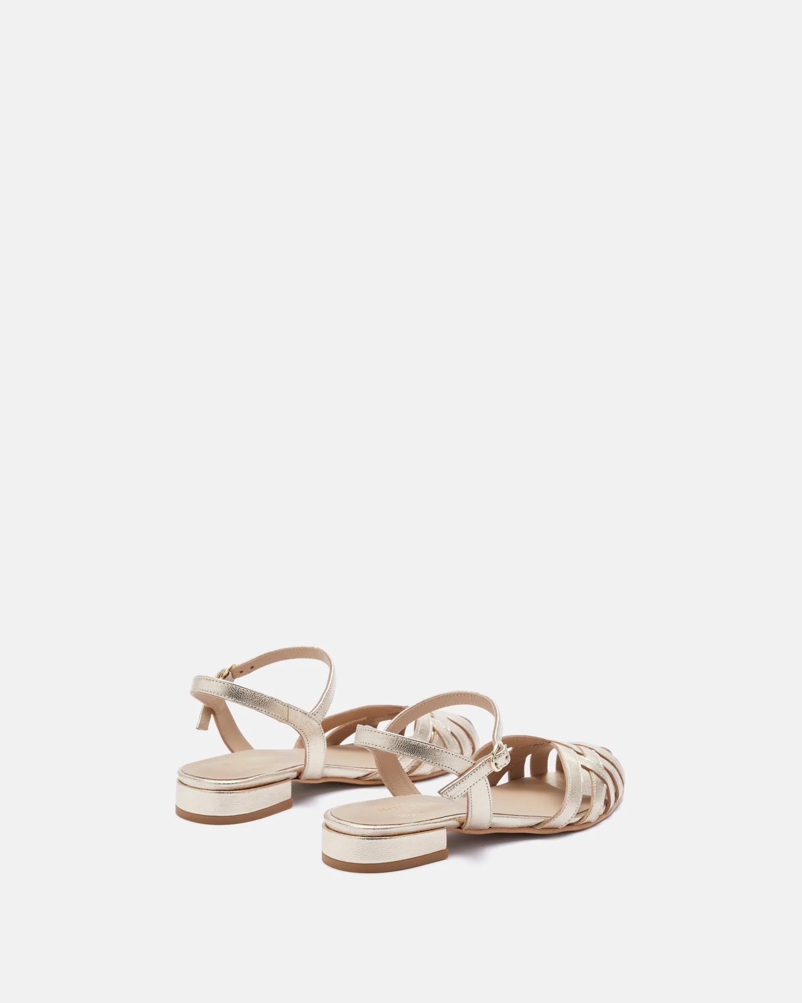 SANDALES MYONA/MET PLATINE