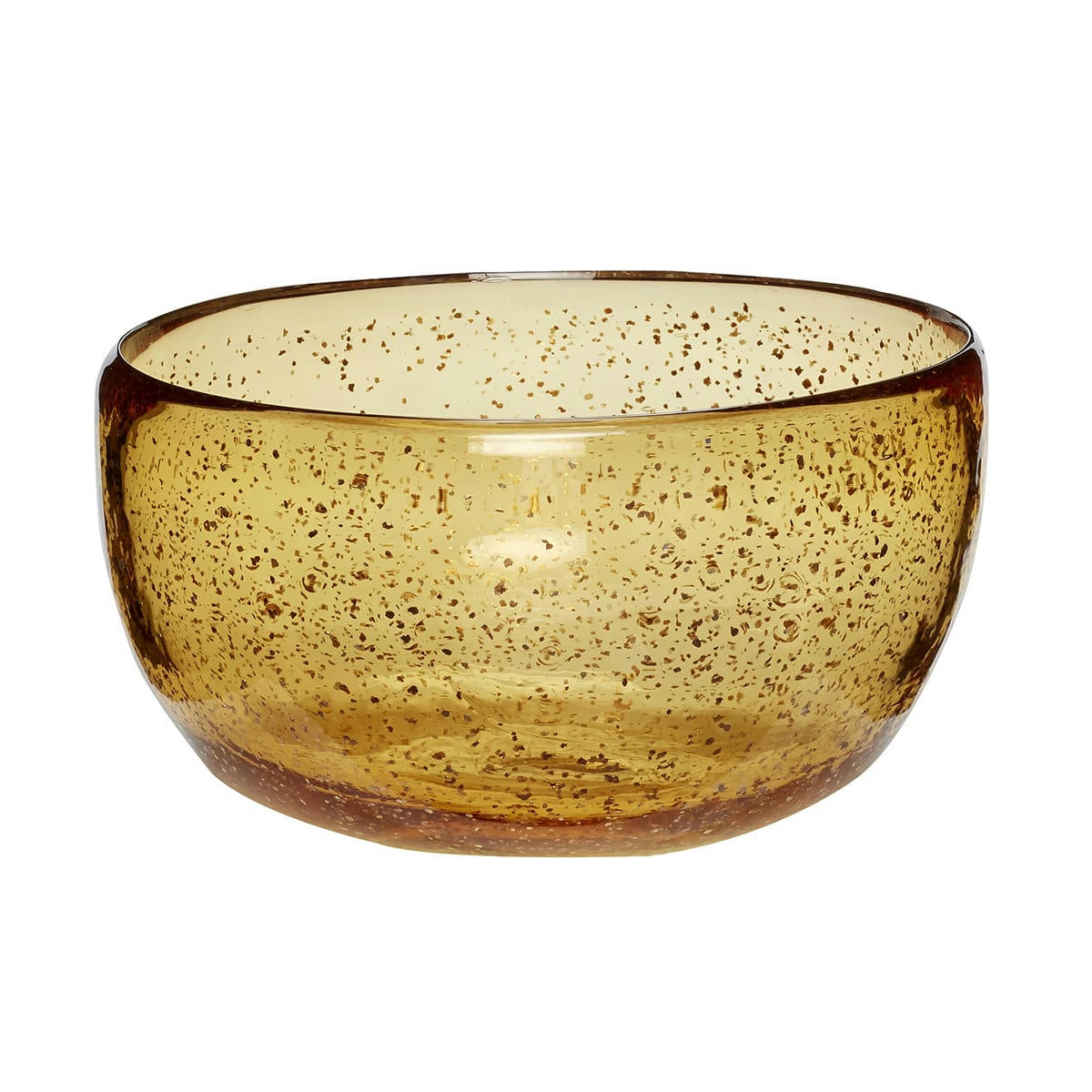 GLOW - Bol en verre ambre