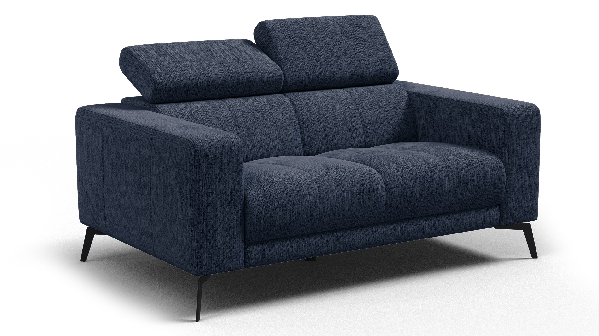 Sofa 2 osobowa MORELLO, granatowa