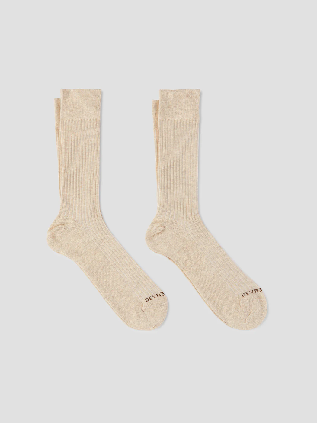 Chaussettes en coton cotelées