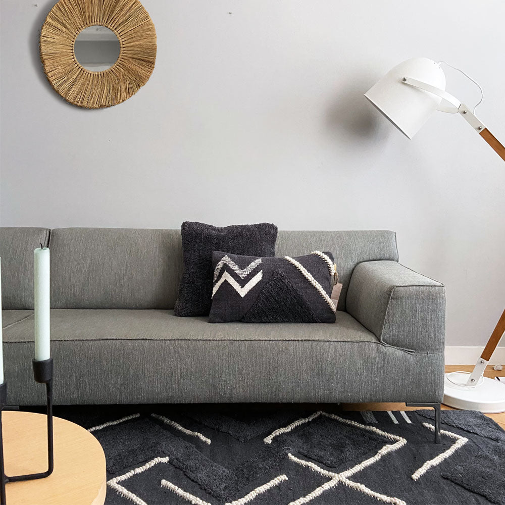 Malagoon Tufted Sierkussen - Cozy Grey