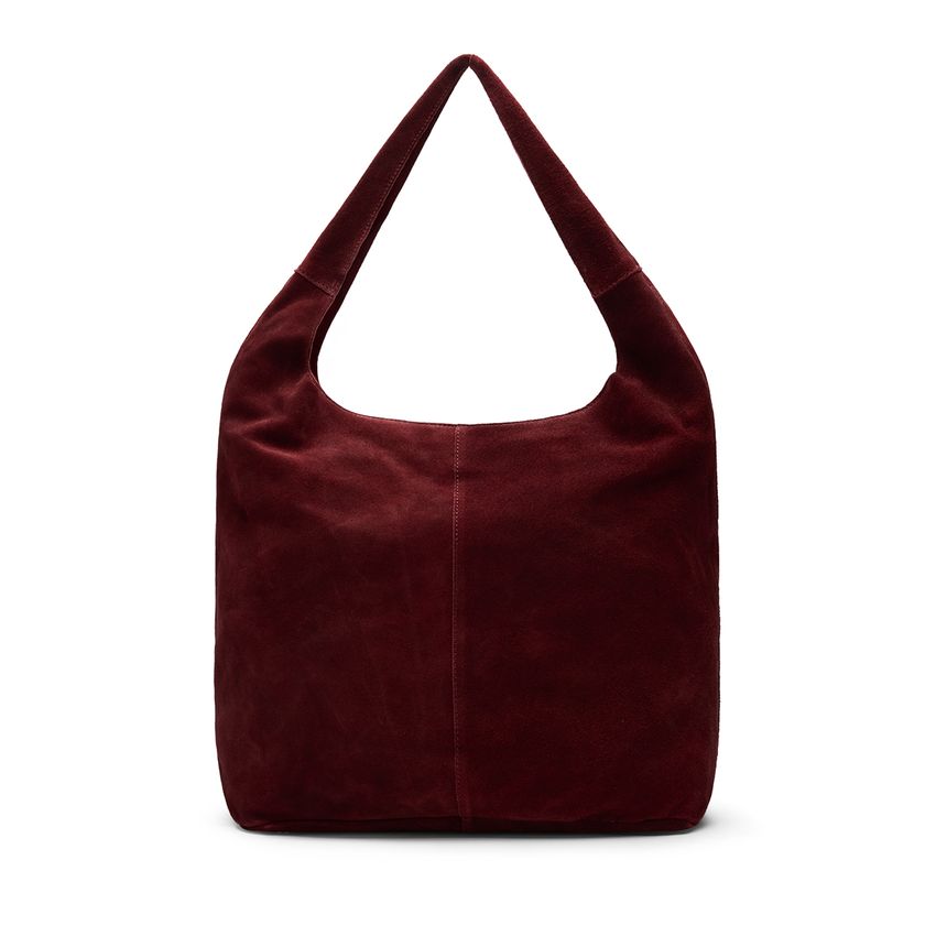 Manfield Rode suède shopper