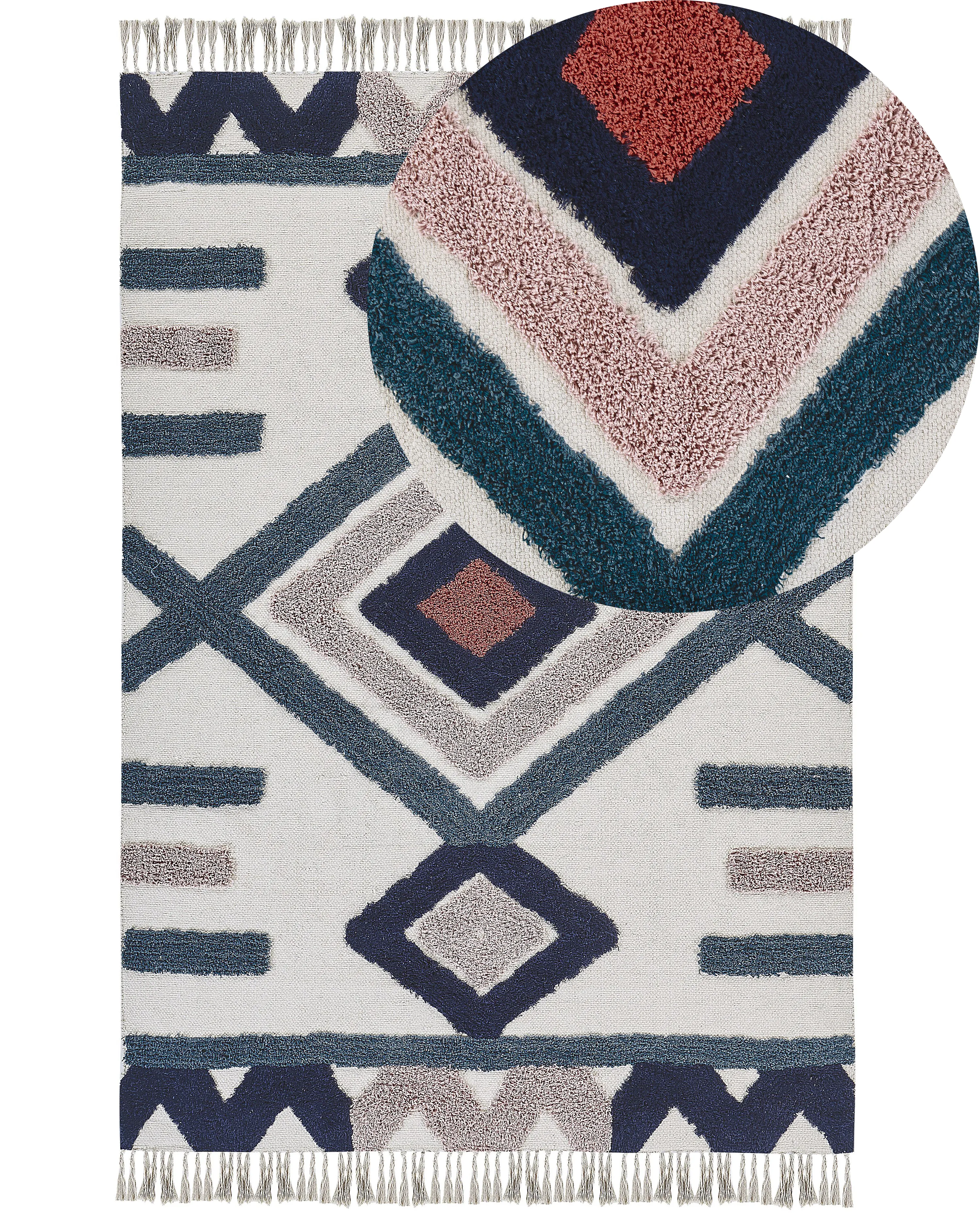 Rug KOZLU Multicolour 140 x 200 cm Cotton