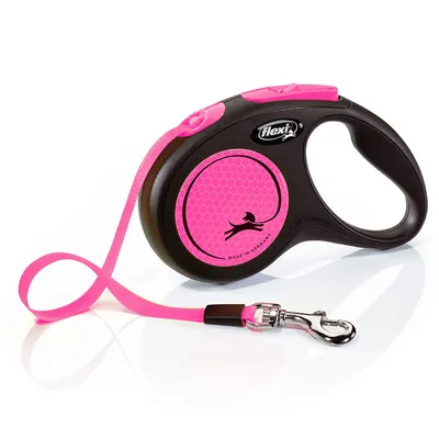 flexi New Neon Pink Harness 5m Lead