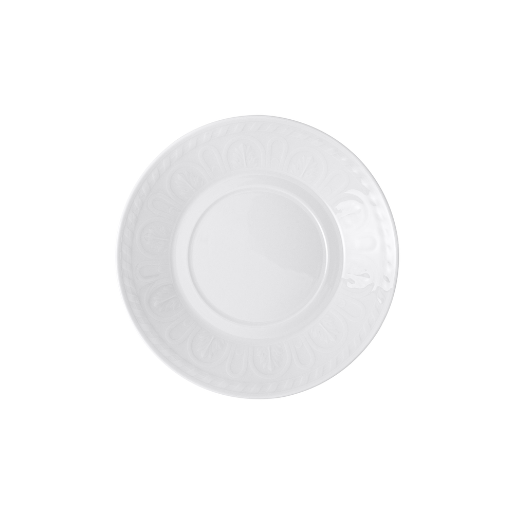 Cellini White coffee cup saucer - White, 6.9'', Premium Porcelain