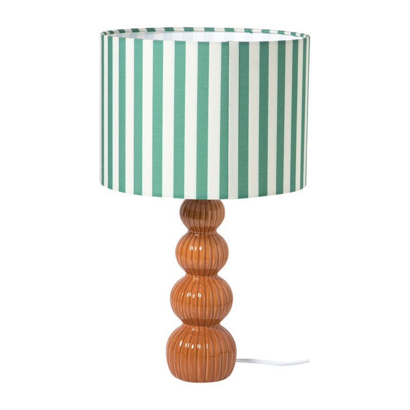 Lampvoet bollen - rood - &Oslash;8.5x30 cm