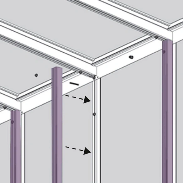 Gewächshaus »Helena«, 7 m², Aluminium/Glas, winterfest